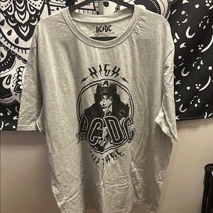 AC/DC Gray Graphic T-Shirt